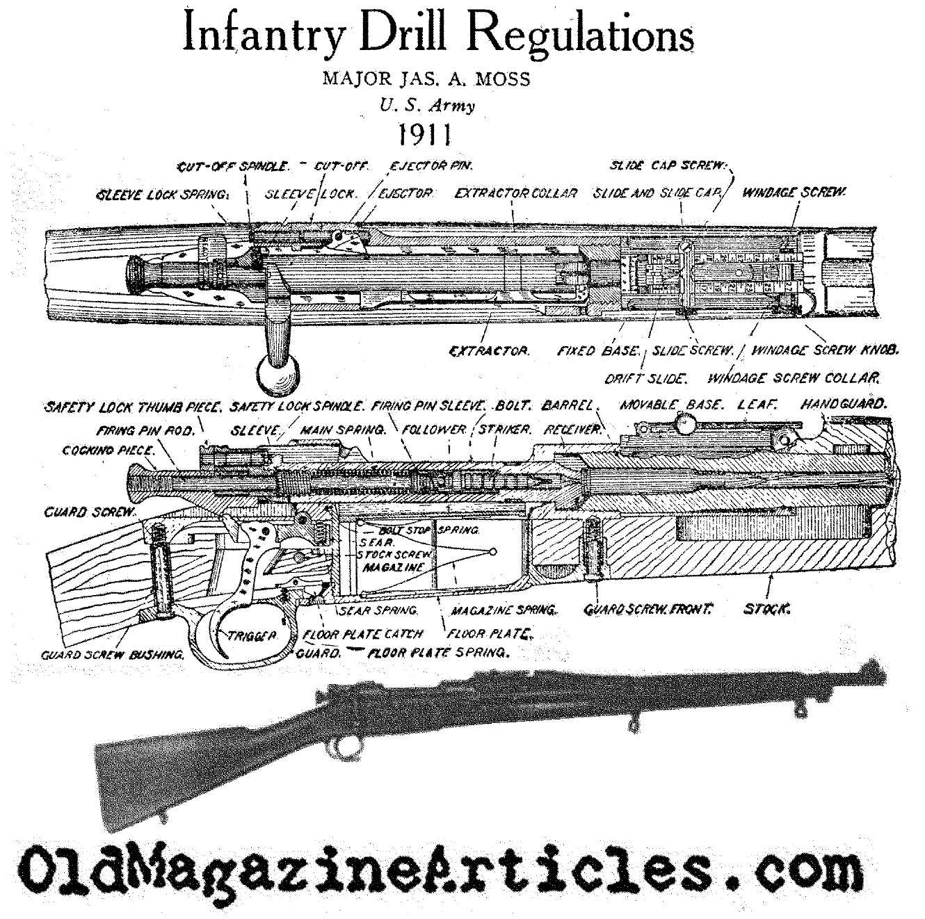 The American Springfield '03 Rifle (U.S. Infantry Drill Manual, 1911)